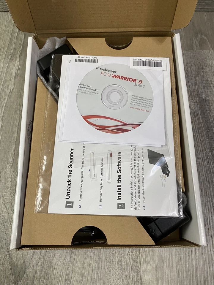 Visioneer RoadWarrior X3 Portable Color Scanner for PC & Mac NIB Scan Receipts🔥 - Image 2 of 4