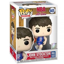 Figura de vinilo John Stockton POP #141 Funko baloncesto NBA todas las estrellas nueva