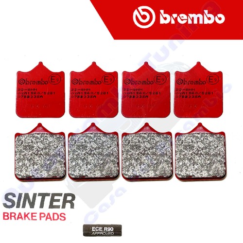 Brake Pads Brembo Sinter Front For Mv Agusta F4 312r 1000 2007>2008 - Picture 1 of 4