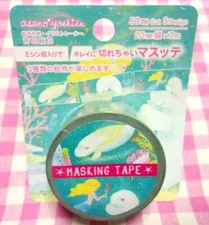 Clothes Pin / Dugong Mermaid Masking Tape / Japan 