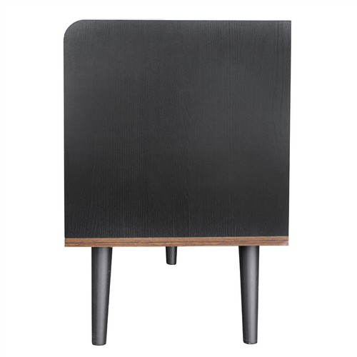 TV Schrank Lowboard Board mit 2 Schubladen und Schiebetüren Fernsehtisch 160 cm - Bild 9 von 10