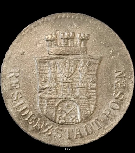 POSEN (Notgeld) 10 Pfennig 1917 - Zinc - Picture 3 of 3