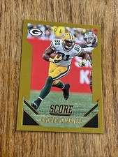 2015 Score GOLD ZONE #4/50 Andrew Quarless #44 SSP GREEN BAY PACKERS
