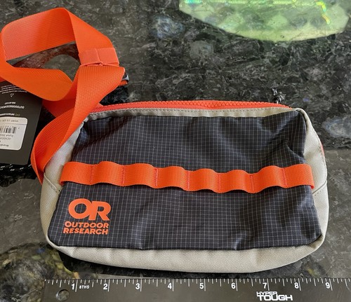 Outdoor Research Wearabout Hip Pack Flint Gray And Orange Crossbody Bag NWT - Picture 14 of 16