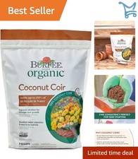 Organic Coconut Coir 8 Quart Soil Amendment For Gardening & Plant Growth