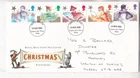 GB 1985 Christmas  FDC Kingston upon Thames cancel written with enclosure VGC