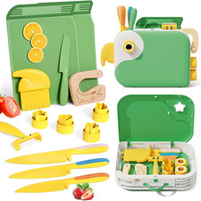 Montessori Kitchen Tools for Toddlers,Kids Knife for Real Cooking,Toddlers Knife
