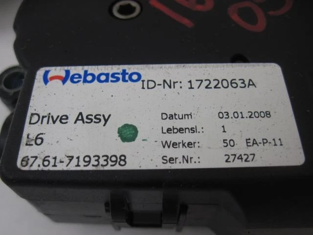 SUNROOF MOTOR BMW 335i 2008 08 804087 - Imagem 3 de 4