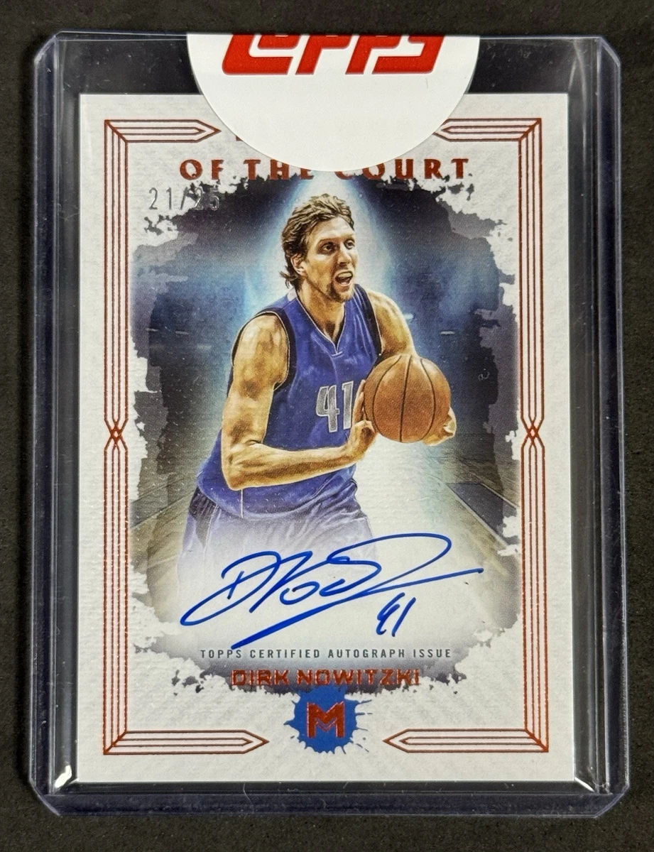 NBAカード Dirk Nowitzki ノビツキー サインカード 25枚限定 DIRK