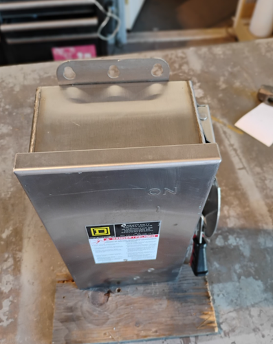 Square D HU361DS HD Safety Switch 600V 30A Non-Fusible Switch, New Surplus - Picture 10 of 13