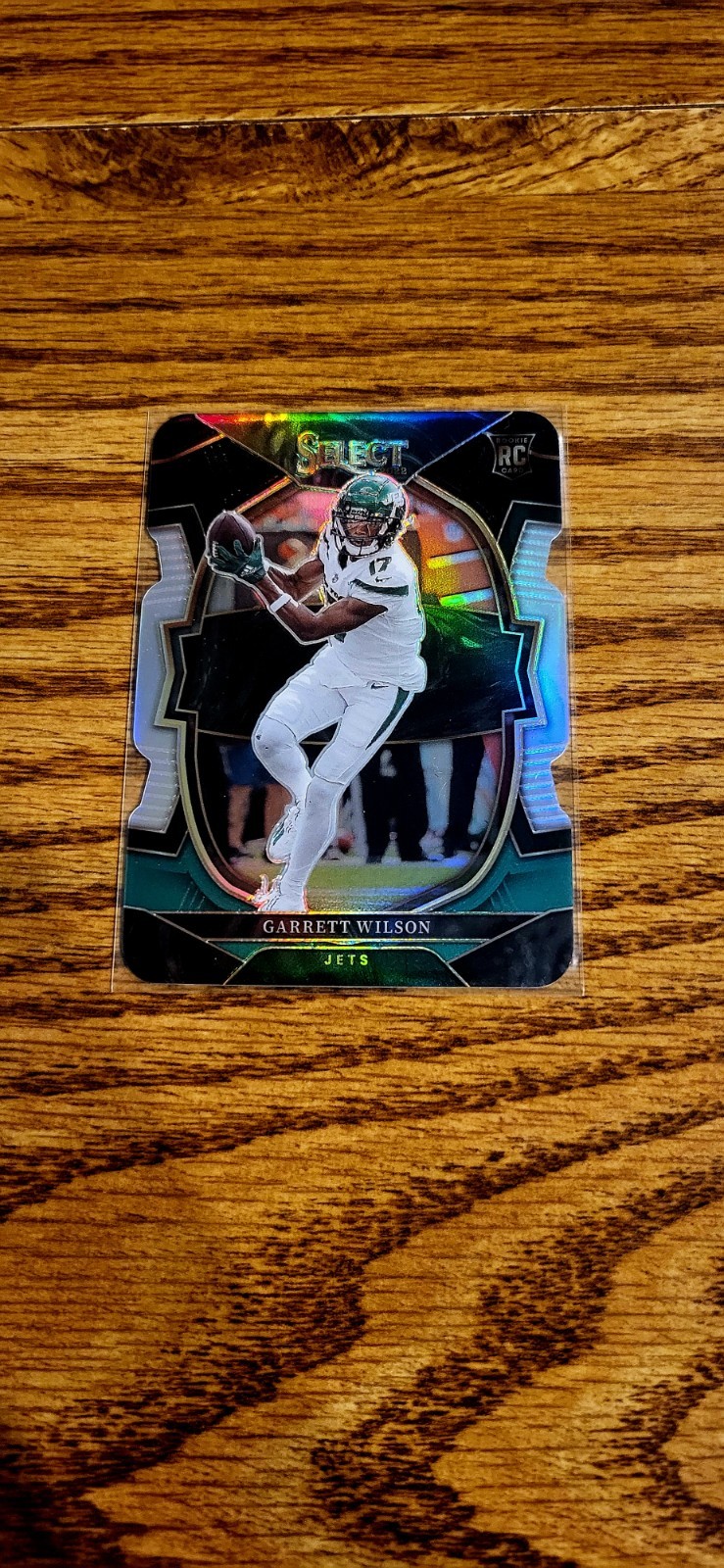 2022 Panini Select GARRETT WILSON #88 RC Concourse Black & Green PRIZM Die-Cut