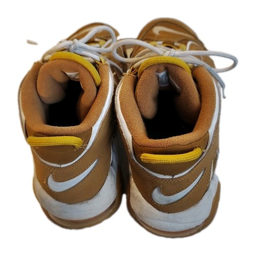 Nike Air More Uptempo Tennis Shoes Size 6 Wheat 2021 - Picture 5 of 7