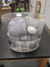 DMC Hug This Kit Cat Crochet Knit Baby Blanket Pattern with Simple Cables