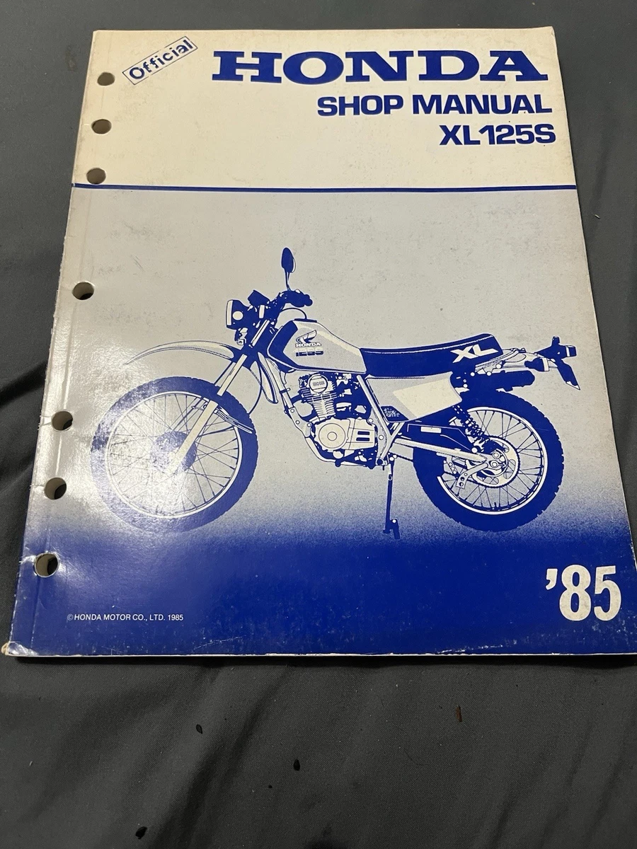 HONDA XL125S サービスマニュアル Preços baixos em Reparo de Motocicleta XL125S Manuais e FOLHETOS