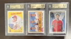 2018 Topps Archives Shohei Ohtani Rookie Card Lot x3. BGS 9.5, 9.5, 9.5 Gem Mint