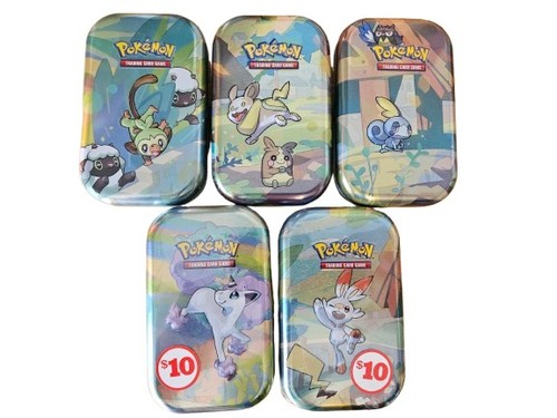 10x Fusion Strike Booster Packs - Galar Pal Mini Tin Set - E23 Factory Sealed - Picture 4 of 8