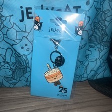 Jellycat Birthday Cake Keyring 25th Anniversary RARE