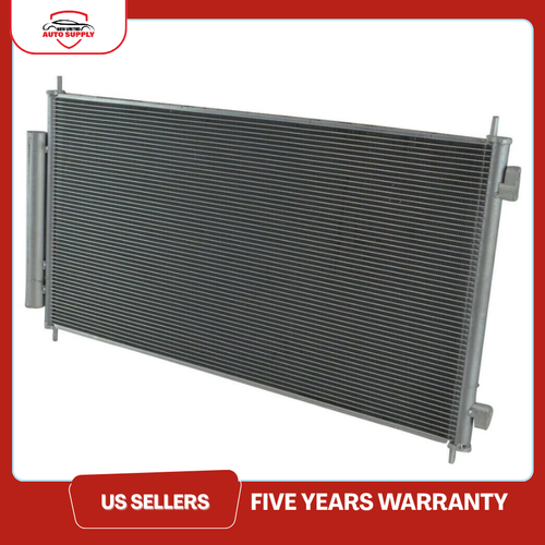 AC Condenser A/C Air Conditioning with Receiver Drier For 2007-11 Honda 7-3599 - Picture 2 of 2