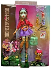 Monster High  Jinafire Long Doll Pet Dog Cloudy “Yun Yun” & Accessories NEW 2024