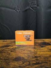 1080P HD Webcam with Microphone, Noise Cancellation, Privacy Cover, Wide-Angle L