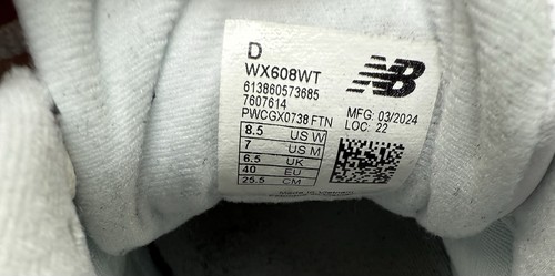 New Balance 608 Trainers In White. Womens 8.5. Men 7 - Picture 10 of 10