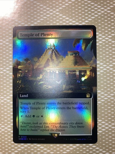 Temple of Plenty (Extended Art) Universes Beyond: Doctor Who Foil