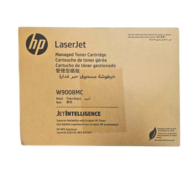 New Open Box HP Black Toner Cartridge, W9008MC