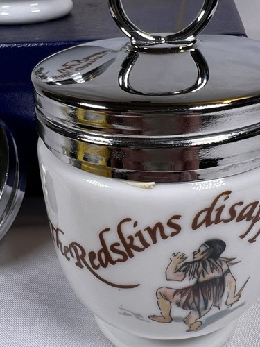 Seltenes 2er Set Royal Worcester Peter Pan Native Egg Coddlers "The Redskins..." - Bild 19 von 21
