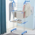 Clothes Airer Clothes Drying Rack Extra Large 4 Tier Clothes Drying Rail Folding