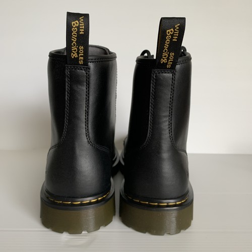 Men's Shoes Dr. Martens LEATHER 8-Eye Combat Boots BLACK Awley Size 13 T Lamper - Picture 14 of 18