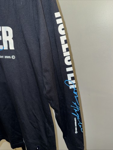 Hollister Manga Larga Talla Pequeña Estampado Gráfico Negro Los Ángeles Brilla en la Oscuridad - Imagen 4 de 10