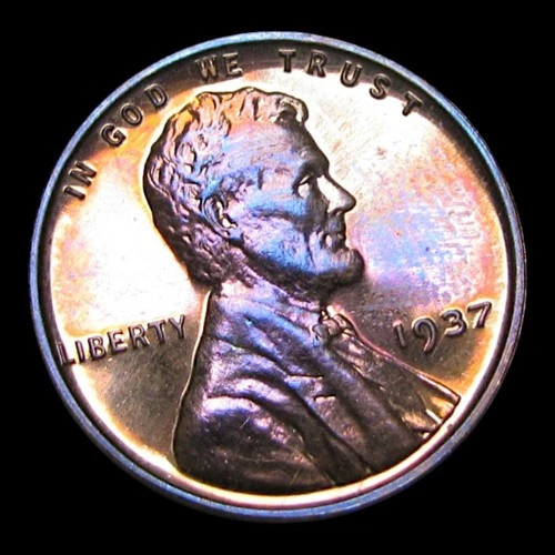 1937 PROOF Lincoln Cent Penny ---- Gem Proof Condition Stunning Coin --- #KK381