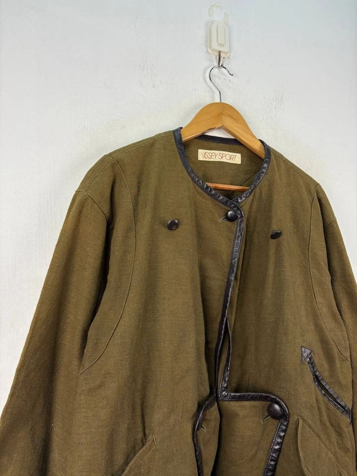 Vintage 80s Issey Miyake Coat Jacket Baggy OG size 9 Japan - Image 3 of 4