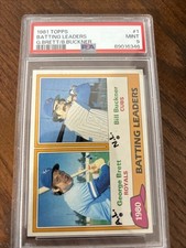 1981 Topps - League Leaders George Brett, Bill Buckner #1