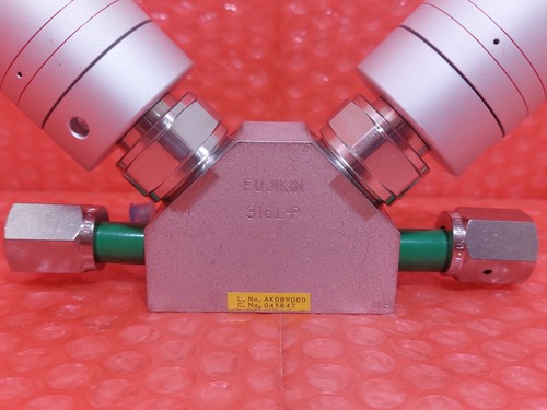 Fujikin 316L-P VALVE FBDV-6.35-2B3-L-316LP-BHJ, 0.34~0.49MPa TYPE N.C - Picture 7 of 10