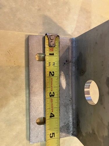 Qty 4 3" X 2 5/8" X 1/4" X 5"-- 304 STAINLESS STEEL ANGLE - Picture 3 of 4