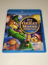 Disney THE GREAT MOUSE DETECTIVE Mystery in Mist Edition 2012 DVD Blu-Ray Movie