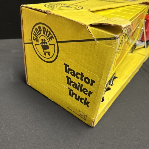 SHOP RITE TRACTOR TRAILER ERTL PRESSED STEEL NEW IN BOX MODEL TRUCK - Picture 6 of 13