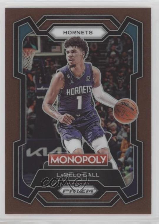 2023-24 Panini Prizm Monopoly Brown Prizm 18/249 LaMelo Ball #13 0nr3