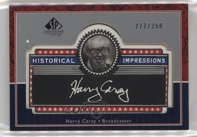 2003 SP Legendary Cuts Historical Impressions 277/350 Harry Caray #L-HC 0c75