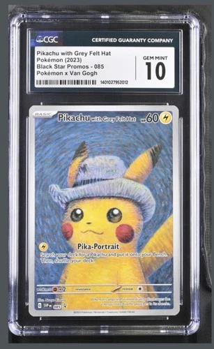 Pokémon TCG Pikachu with Grey Felt Hat 085 Promo CGC 10