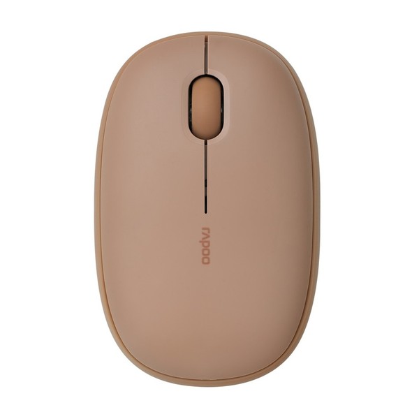 Rapoo M660 Maus Kabellos Bluetooth + 2,4Ghz Funk Wireless Lautlos 1300 Dpi Braun-image