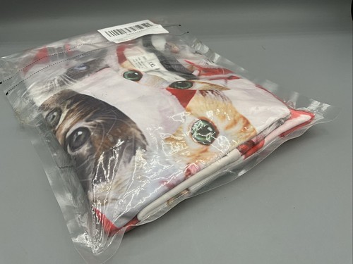Teens Christmas Cat Ugly Shirt XXL Cats with Santa's Hats NEW SEALED - Picture 7 of 14