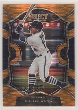 2021 Panini Select Concourse Orange Pulsar Prizm /18 Kolten Wong #24