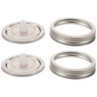 2 Pcs Fermenting Lid for Canning Jars Fermentation Lids Wide Mouth