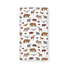 Animals Baby Crib Sheets for Boys Girls Fox Fitted Crib for Standard Crib and...