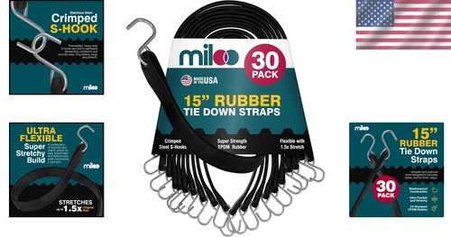 Wasserdichte Cargo Riemen - 30 Stück Gummikordeln - Bild 2 von 11