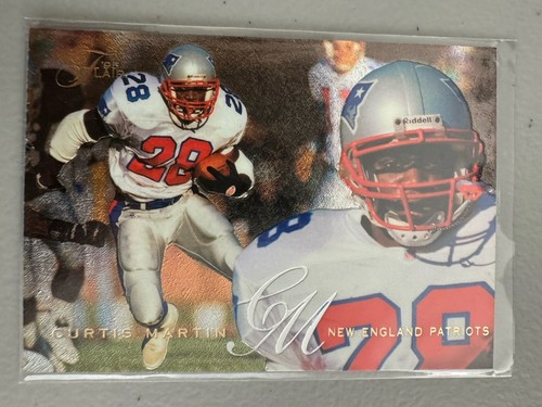 CURTIS MARTIN 1995 Flair #124 Rookie RC Patriots Jets - Picture 1 of 1