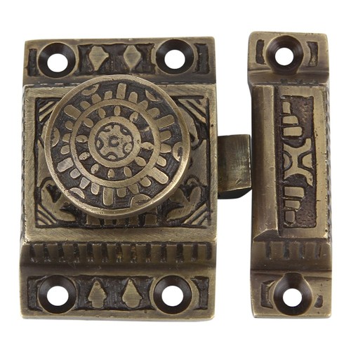 Set Of 1 Solid Brass Cabinet Door Latch Latches For Cabinet Closet Kitchen Door - Picture 3 of 8