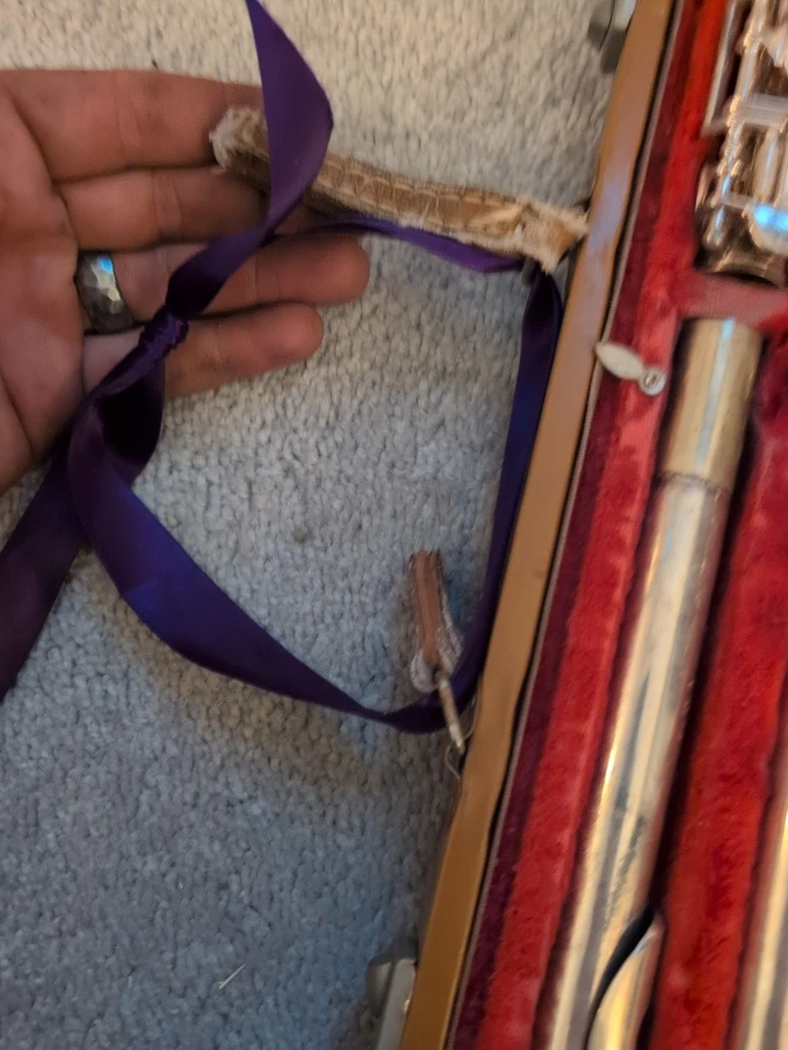 Flauta Germainhardt 2SP usada con estuche Foto 2 de 4